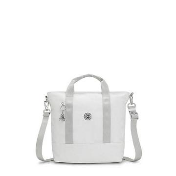 Torby Tote Kipling Angel Białe | PL 1779DF